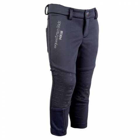 Pantalon softshell Unisex basanes en silicone Bleu - HKM