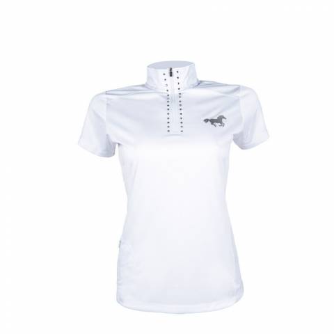 Polo de concours High Function Blanc - HKM