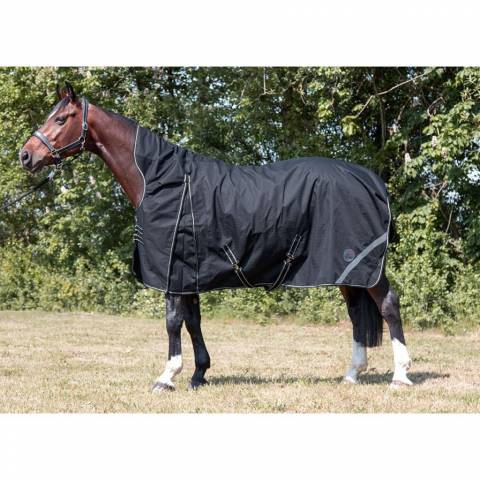 Couverture highneck Thermomètre integré Doublure fine Noir - HKM