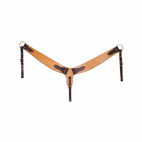Collier de chasse Pool's bicolore cognac
