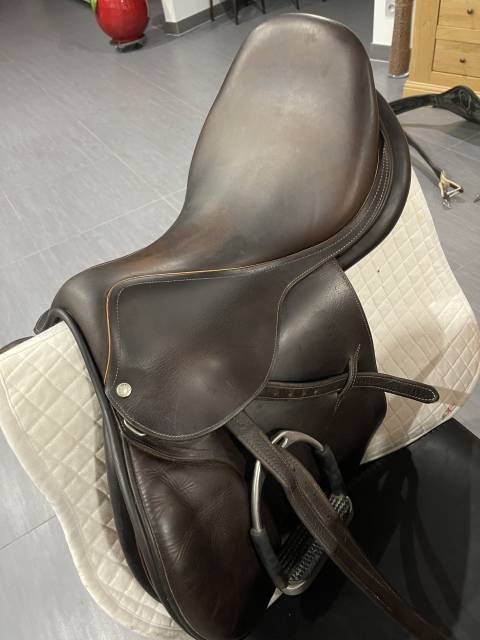 Selle mixte Childeric marron foncé 