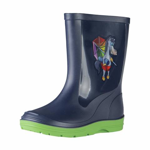 Bottes de pluie pour enfant en PVC Bleu - Horka
