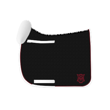 Chabraque dressage avec rebord avant personnalisable - Mattes