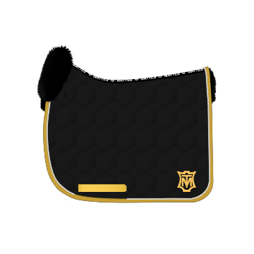 Chabraque dressage avec rebord avant personnalisable - Mattes