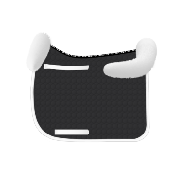 Chabraque dressage avec rebords personnalisable - Mattes