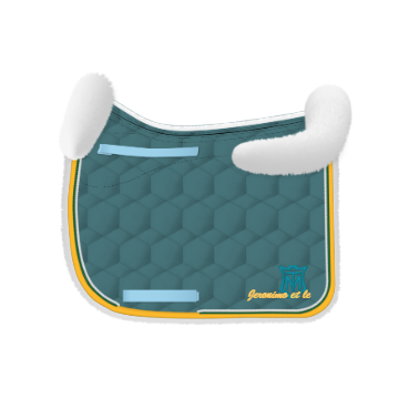 Chabraque dressage avec rebords personnalisable - Mattes