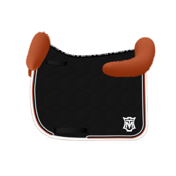 Chabraque dressage avec rebords personnalisable - Mattes