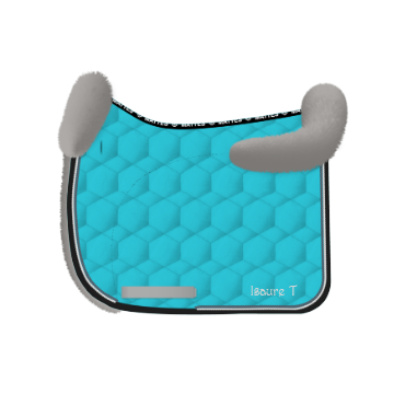 Chabraque dressage avec rebords personnalisable - Mattes