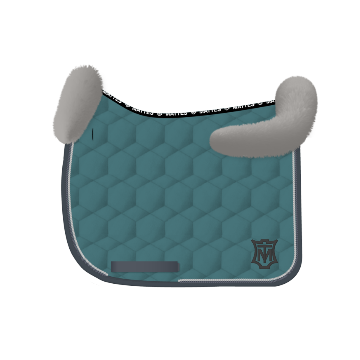 Chabraque dressage avec rebords personnalisable - Mattes