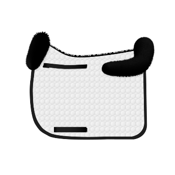 Chabraque dressage avec rebords personnalisable - Mattes