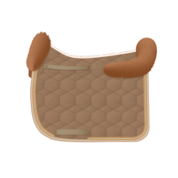 Chabraque dressage avec rebords personnalisable - Mattes