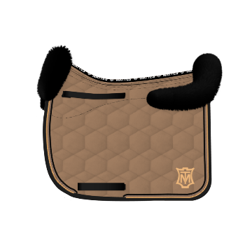 Chabraque dressage avec rebords personnalisable - Mattes