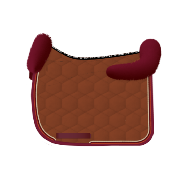 Chabraque dressage avec rebords personnalisable - Mattes