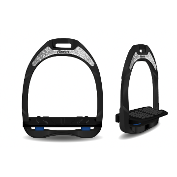 Etriers aluminium noir personnalisables - Flex-on