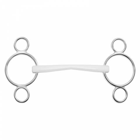 Mors Duo 3 anneaux Droit Résine - Sprenger
