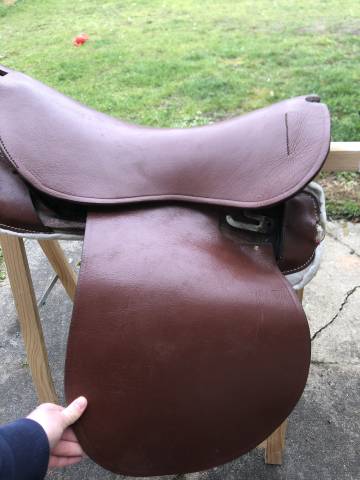 Selle de randonnée marron