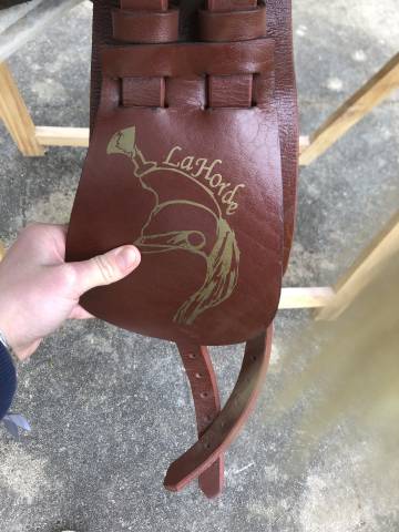 Selle de randonnée marron