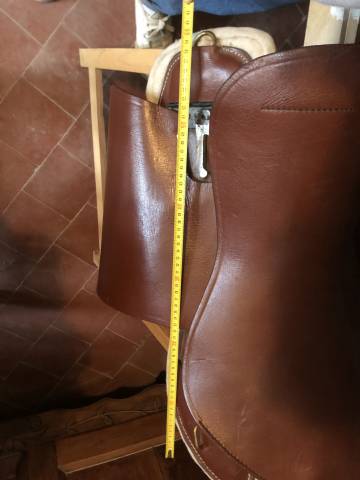 Selle de randonnée marron