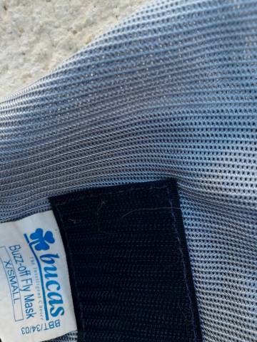 Bucas Buzz Off Fly Mask Bleu