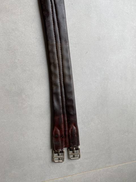 SANGLE ANATOMIQUE CUIRE NATUREL