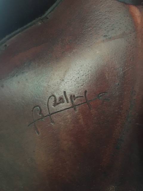 Selle mixte Delgrange refaite à neuf par Butet