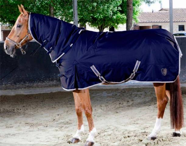 Couverture de paddock Tattini avec couvre cou amovible