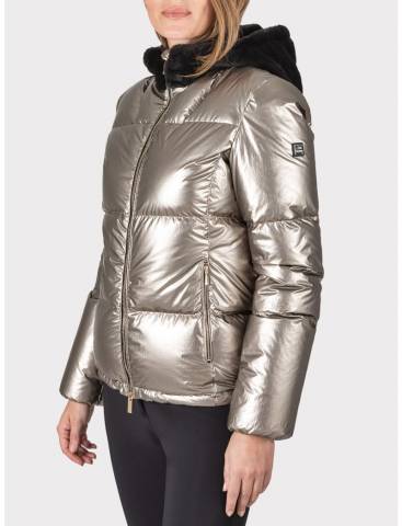 Veste en duvet champagne Equiline