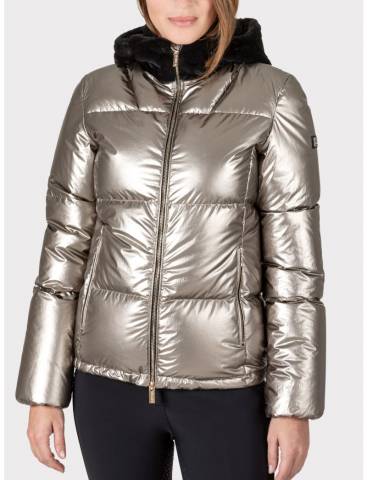 Veste en duvet champagne Equiline
