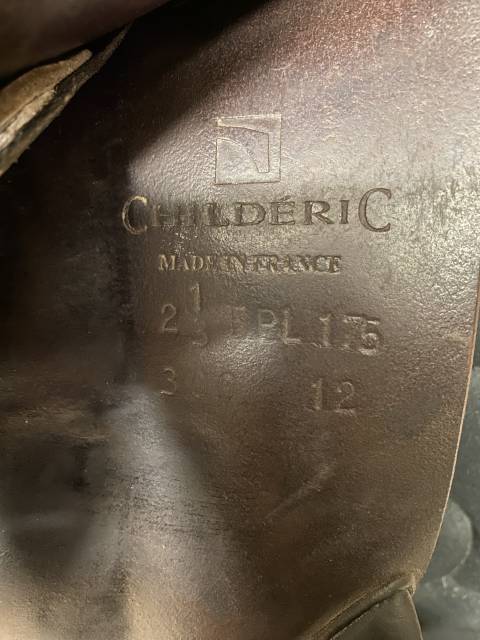 Selle Childeric CSO marron taille 17,5