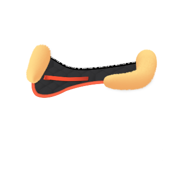 Amortisseur islandais avec rebords personnalisable - Mattes