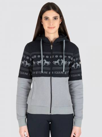 Sweat de Noël Equiline femme