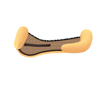 Amortisseur avec rebords personnalisable - Mattes