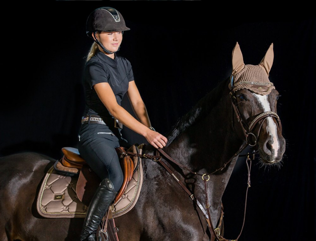 Tapis de selle CHAMPAGNE - Equestrian Stockholm
