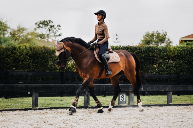 Tapis de selle CHAMPAGNE - Equestrian Stockholm