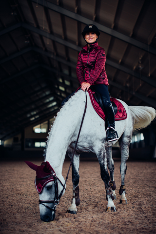 Tapis de selle Bordeaux - Equestrian Stockholm