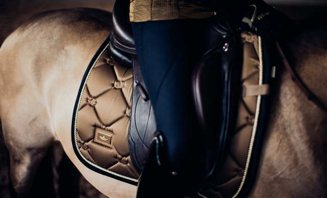 Tapis de selle Golden Brass - Equestrian Stockholm