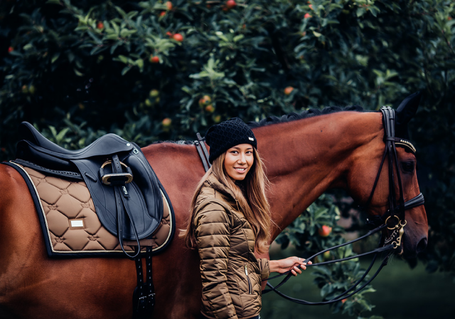 Tapis de selle Golden Brass - Equestrian Stockholm