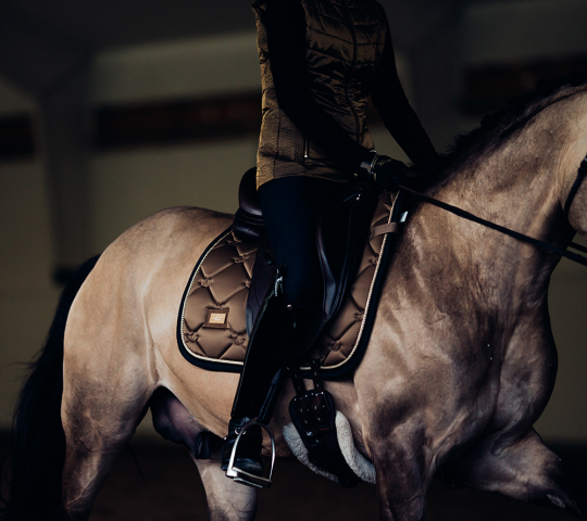 Tapis de selle Golden Brass - Equestrian Stockholm