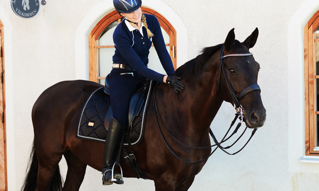 Tapis de selle Black Edition - Equestrian Stockholm