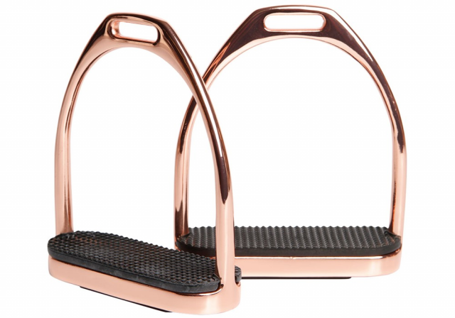 Etriers en inox Rose Gold - Harry's Horse