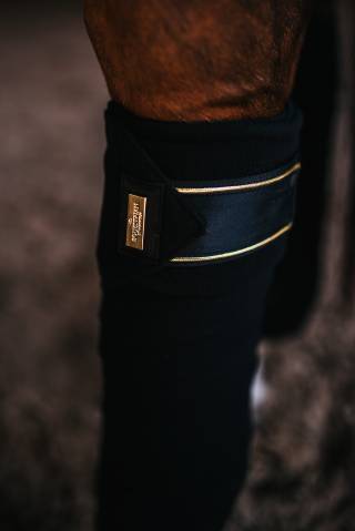 Bandes de polo BLACK EDITION GOLD - Equestrian Stockholm