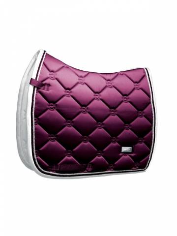 Tapis de selle Purple White Edge - Equestrian Stockholm