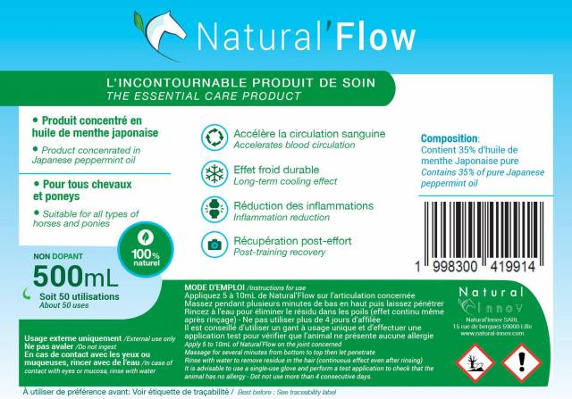 Crème raffraichissante Natural'Flow - Natural'Innov