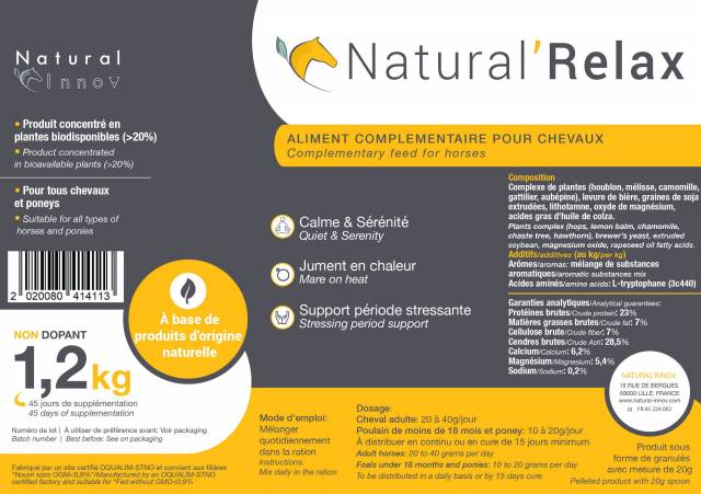 Complément Anti Stress Natural'Relax - Natural'Innov