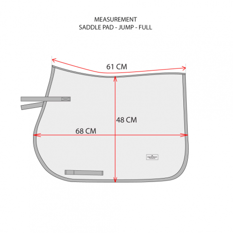 Tapis de selle No Boundaries Silver Cloud - Equestrian Stockholm