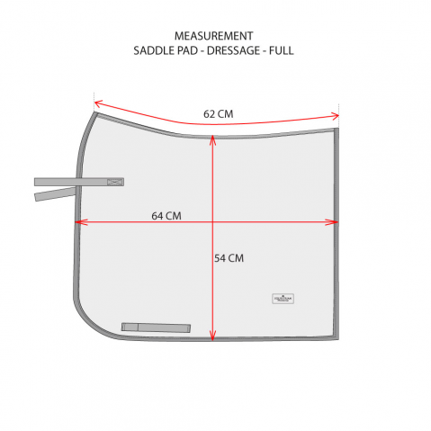 Tapis de selle No Boundaries Silver Cloud - Equestrian Stockholm
