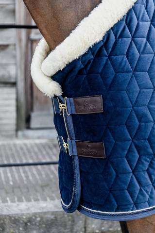 Couverture de présentation Velvet 160g Kentucky - Bleu marine