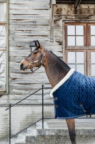 Couverture de présentation Velvet 160g Kentucky - Bleu marine