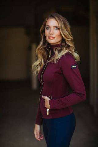 Veste Polaire Equestrian Stockholm - CRYSTAL MERLOT GOLD