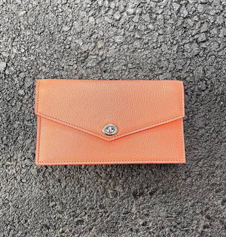 Pochette téléphone Saumon - Melca Paris